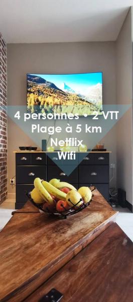 Maison Village Cosy - Wifi - 2 VTT - 5 km plage